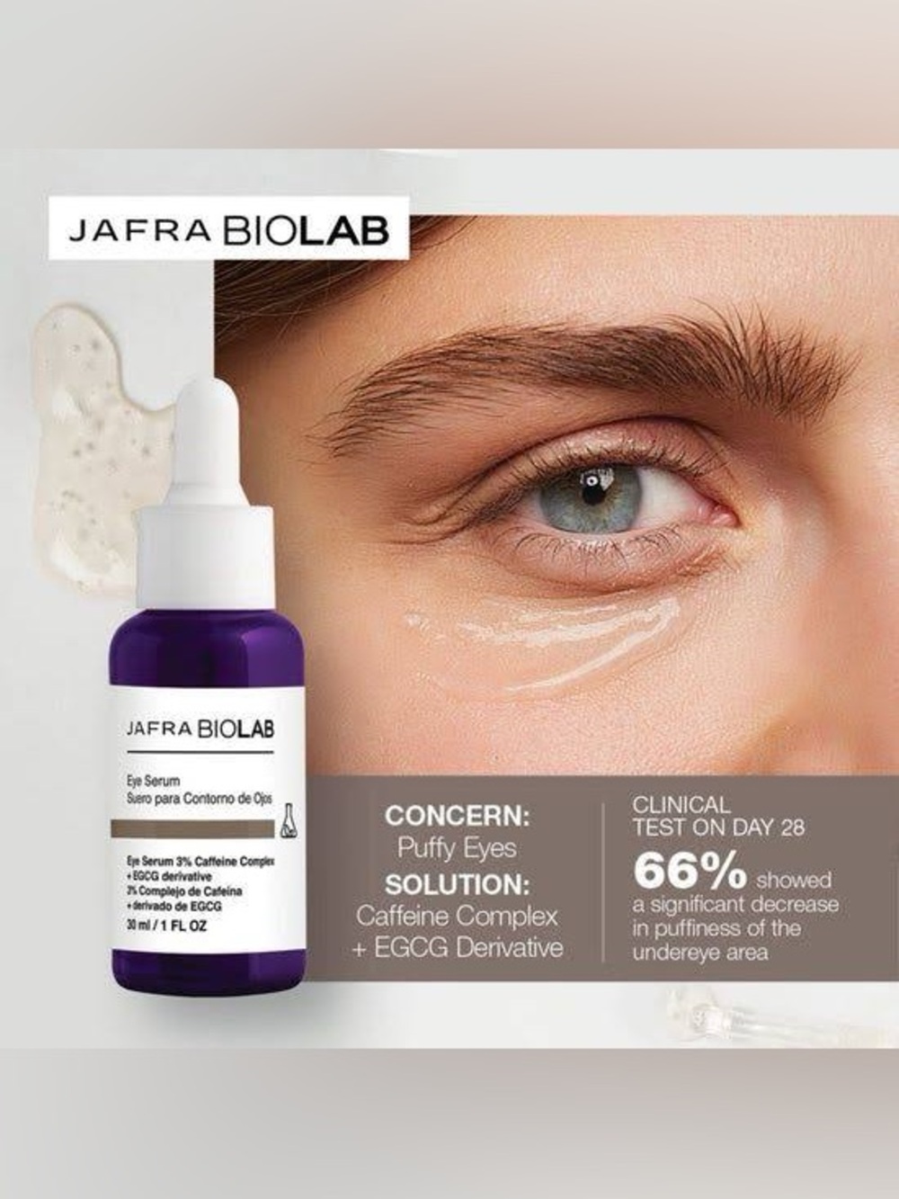 JAFRA BIOLAB Eye Serum 3% Caffeine Complex 30ml |